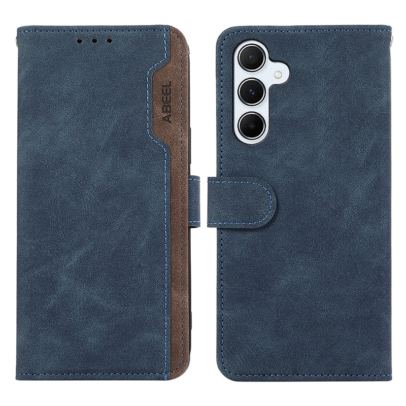 ABEEL For Samsung Galaxy S24 PU Leather Case RFID Blocking Stand Phone Protective Cover ABEEL For Samsung Galaxy S24 PU Leather Case RFID Blocking Stand Phone Protective Cover